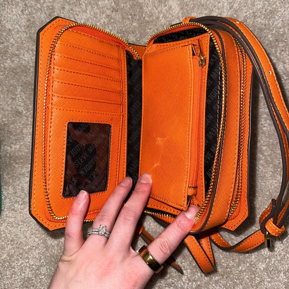 Steve Madden Orange Purse - Picture 3 of 4